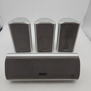 Magnavox CS‎ 210 Speaker Set Of 4 Tested Works Silver